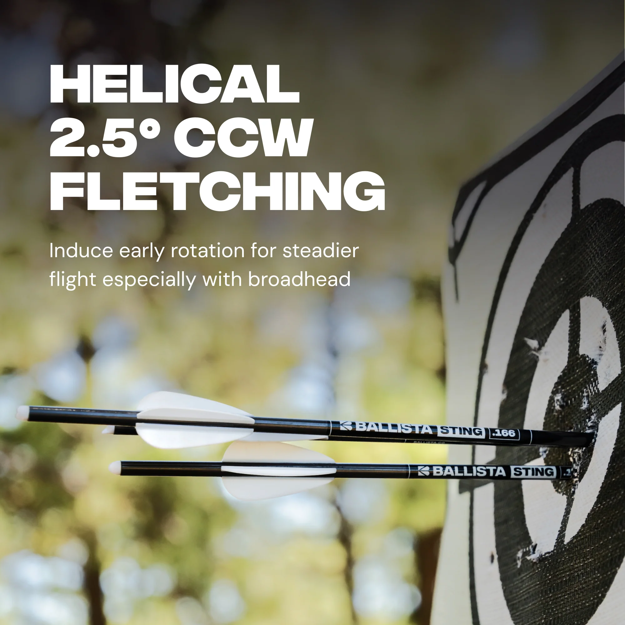 16" Micro-Diameter Sting Helical 3-Vanes Carbon Bolts – Built for Hawkwing - Image 6