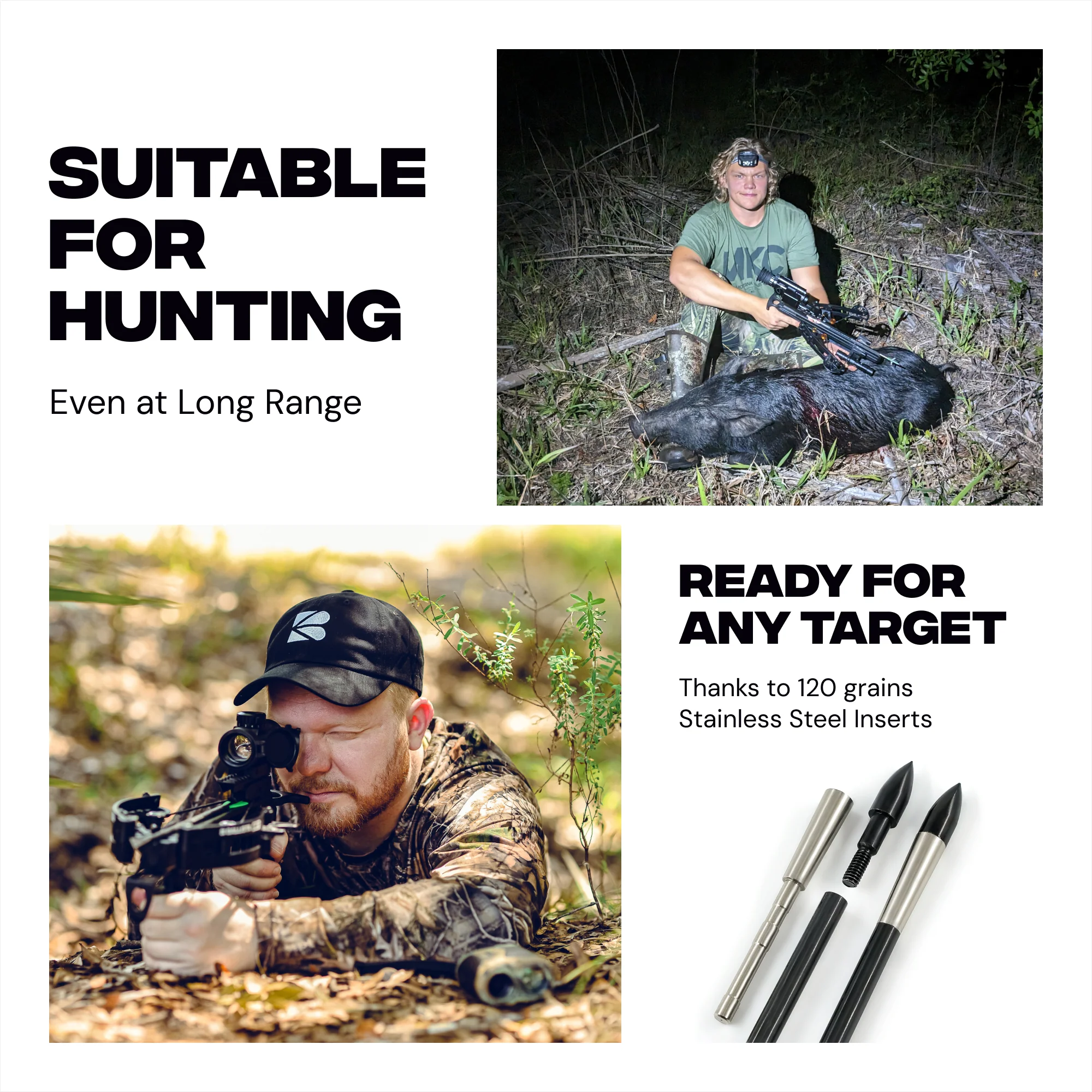 16" Micro-Diameter Sting Helical 3-Vanes Carbon Bolts – Built for Hawkwing - Image 8