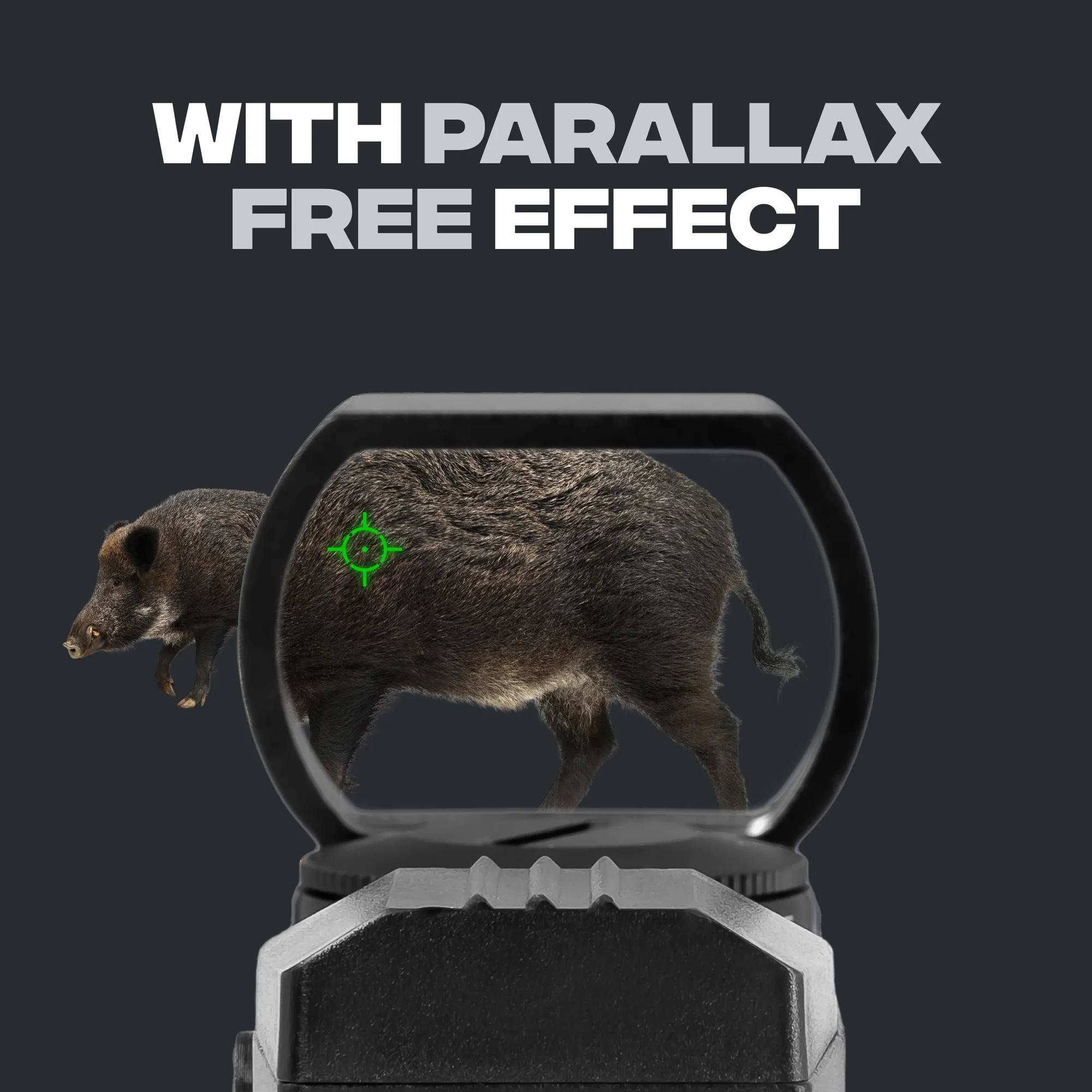 Crossbow Reflex Green Red Dot Sight Optic 1x23x34mm - 22mm Mount - Image 4