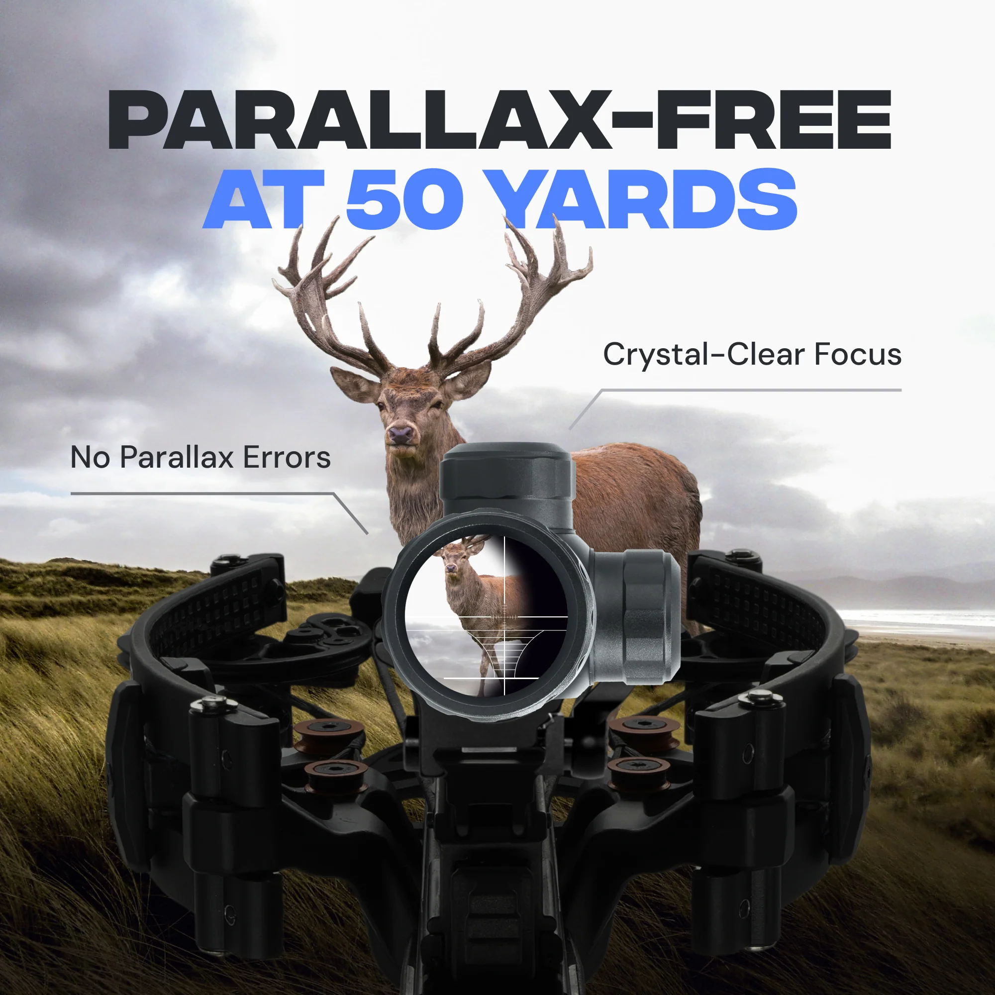 4x32 Viper Eye Crossbow Scope with 2 Mounts Fits 20 mm Picatinny Rail - Image 8