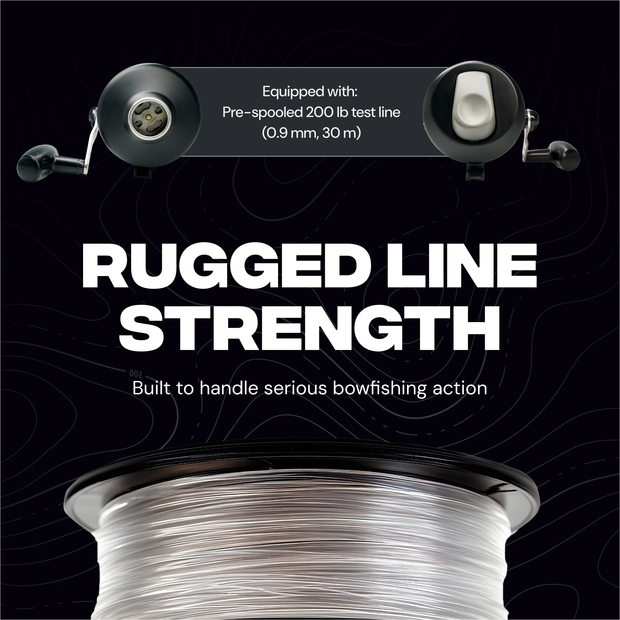 AquaSnipe BL40 Bowfishing Reel for Bowfishing, Slingshots & Casting Rods - Image 5