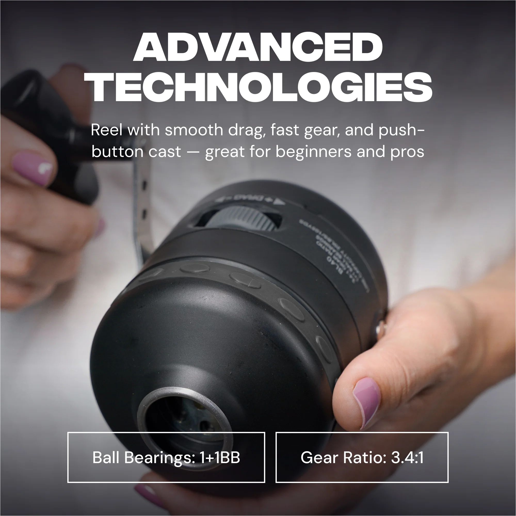 AquaSnipe BL40 Bowfishing Reel for Bowfishing, Slingshots & Casting Rods - Image 6