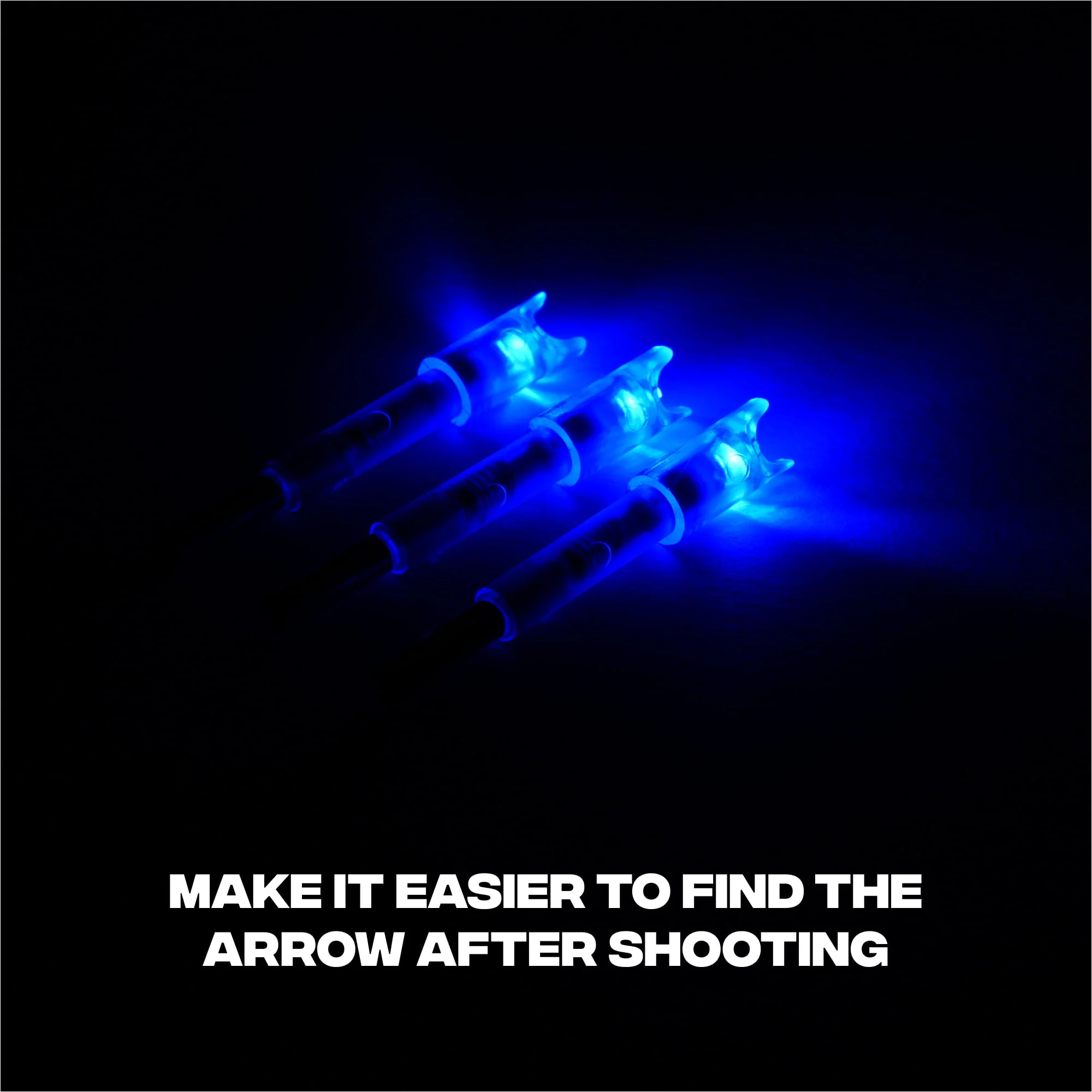 6mm Lighted Nocks - High Visibility LED, Long Battery Life - Blue / Red / Green - 3 pc - Image 6