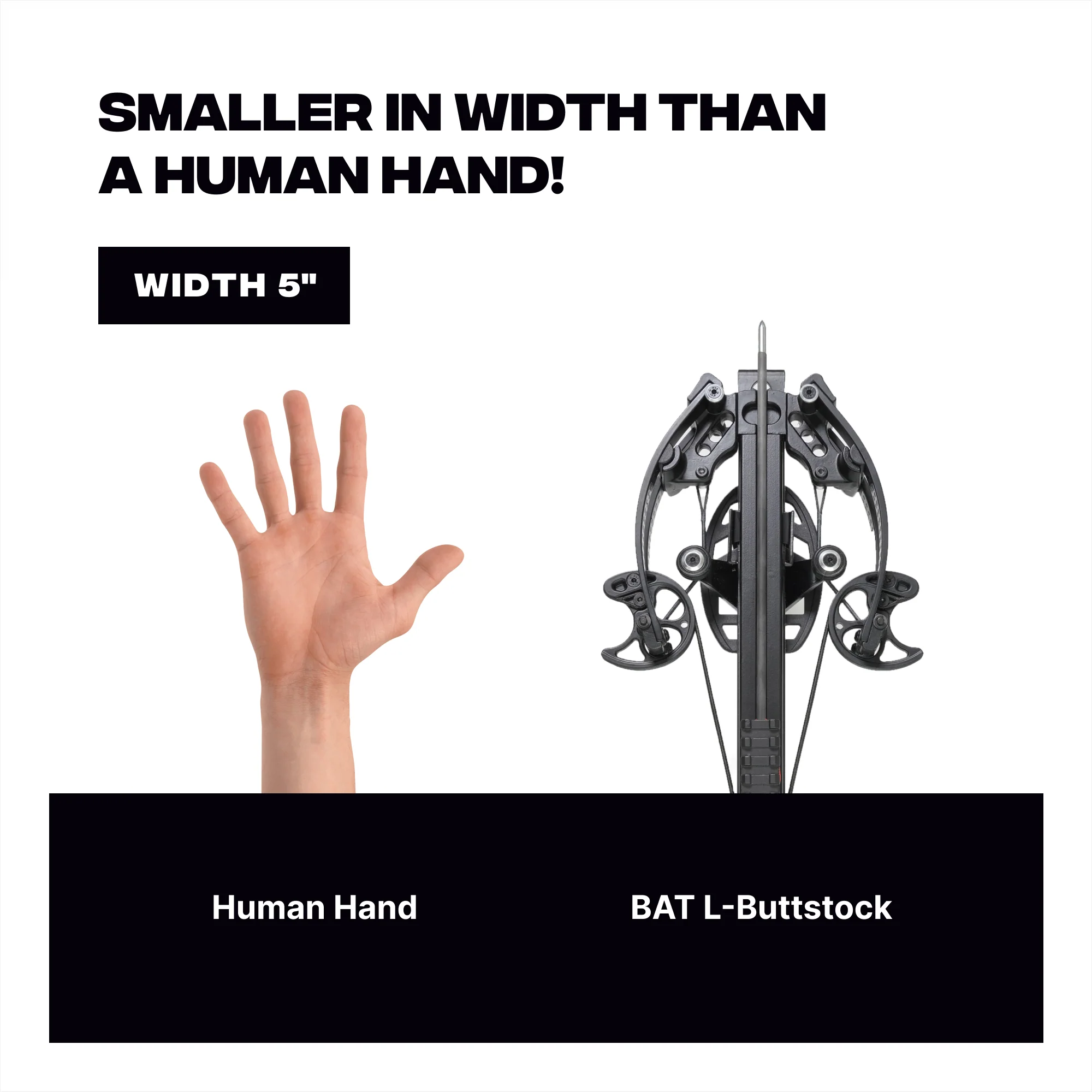 BAT Compound Crossbow Pistol with L-Stock - 300fps & 130lbs Refurbished - Image 4
