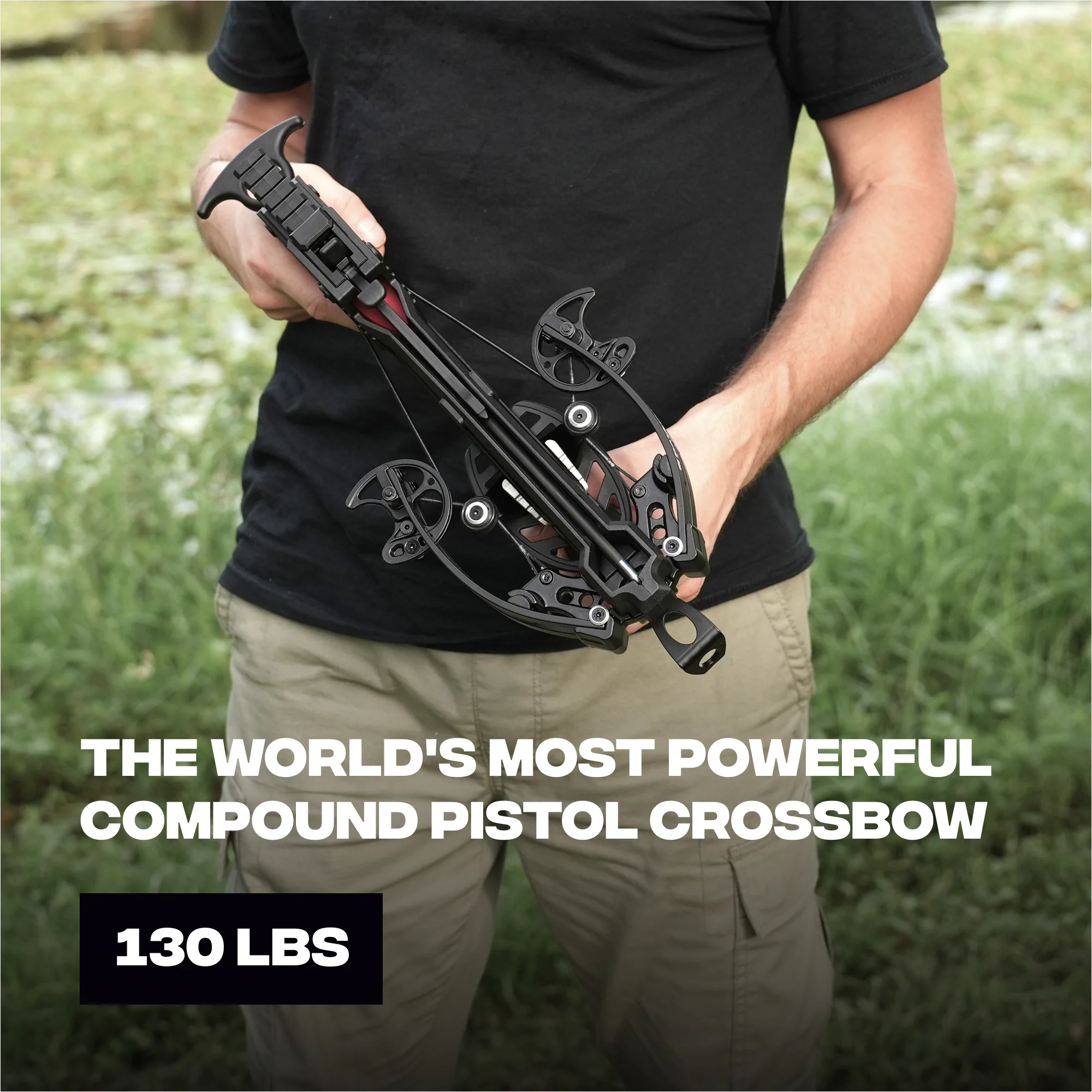 BAT Compound Small Crossbow with Magazine - 300 FPS, 130 lbs Draw - Refurbished - Image 6