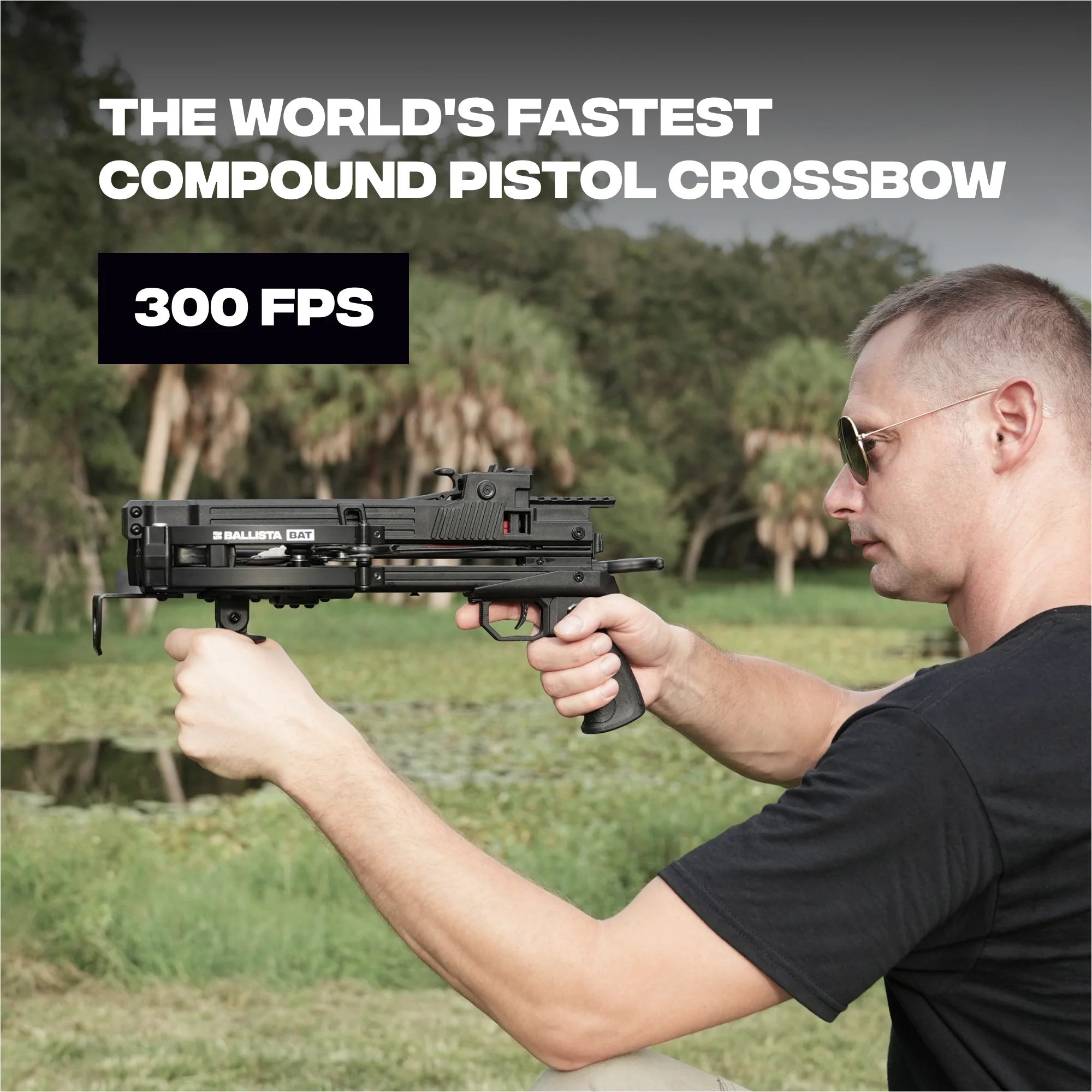 BAT Compound Small Crossbow with Magazine - 300 FPS, 130 lbs Draw - Refurbished - Image 7