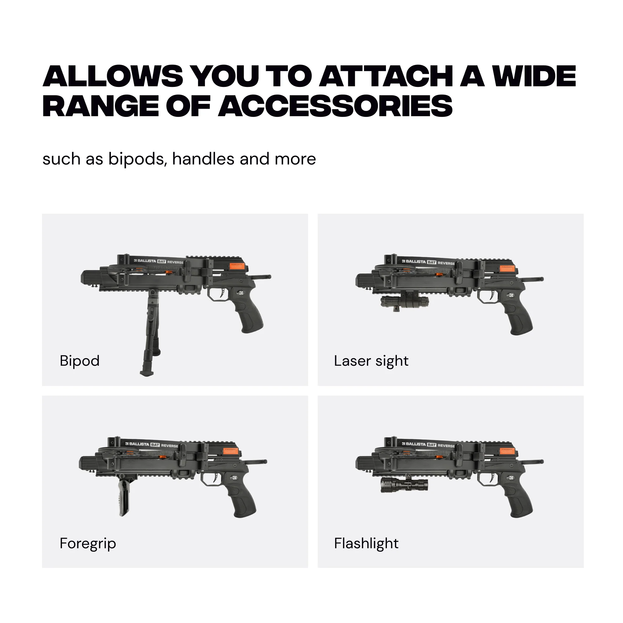 Bottom Picatinny Rail for Ballista BAT Reverse Crossbow - Image 4
