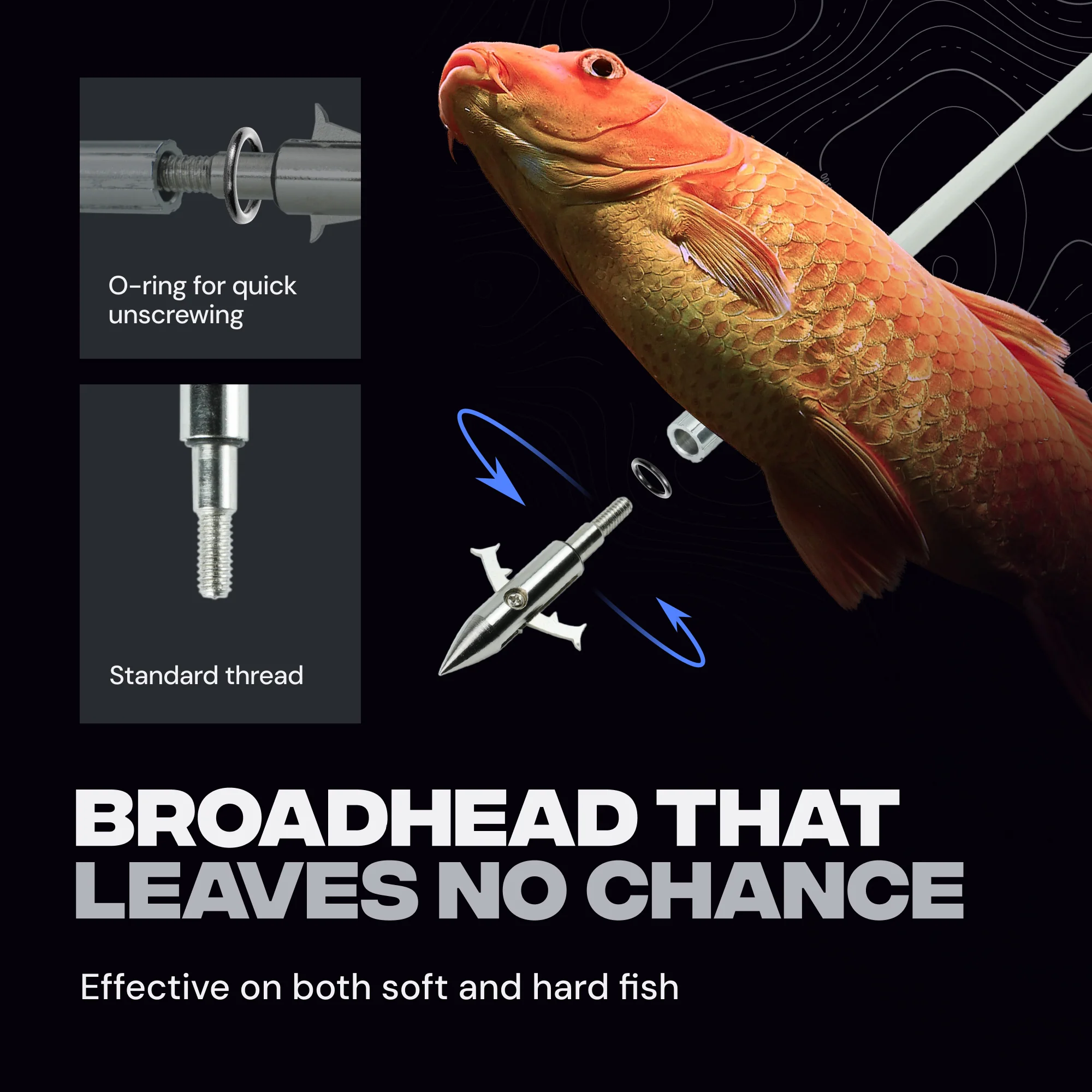 Bowfishing Arrows for Pistol Crossbow BALLISTA BAT (Pack of 3) - Image 4