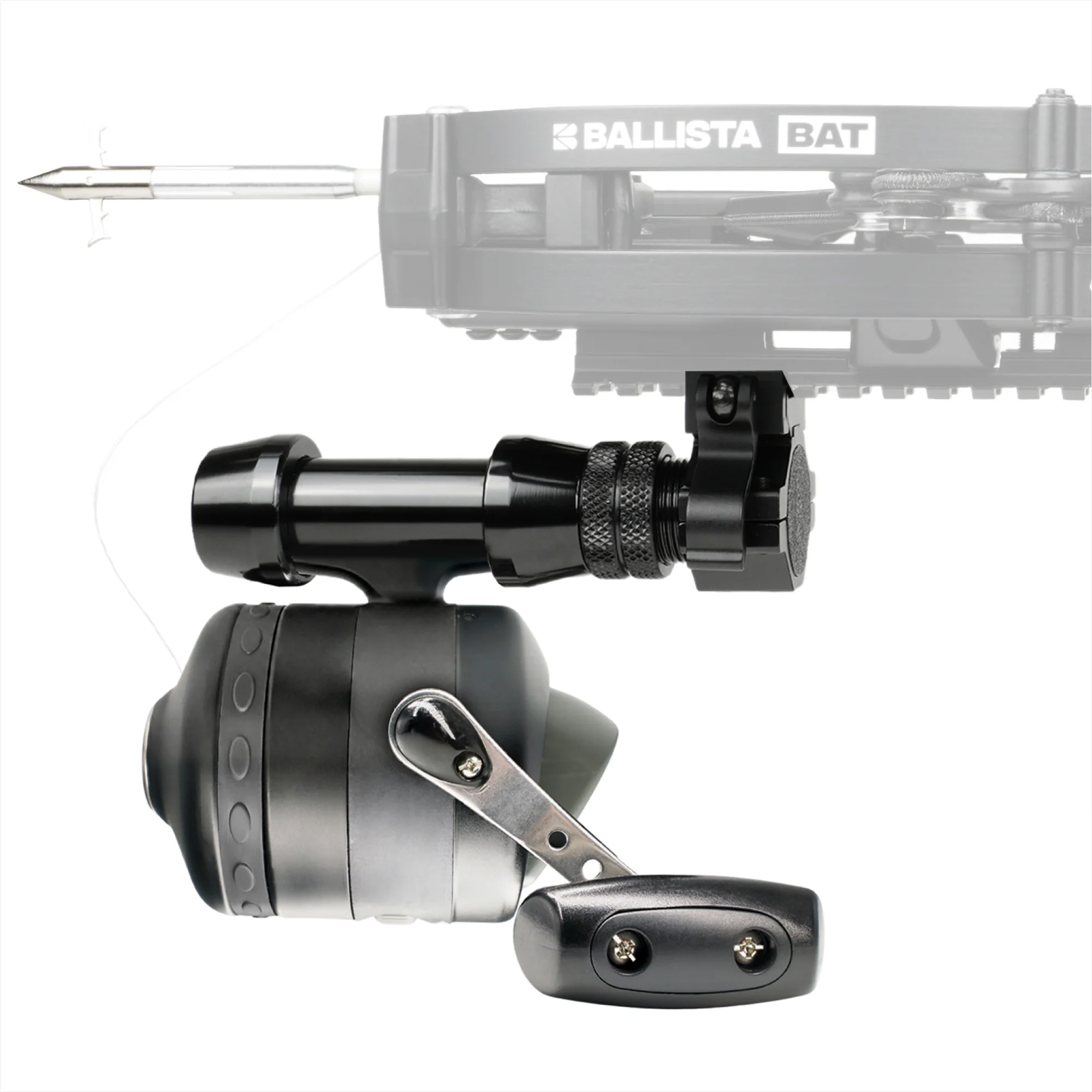 Bowfishing Kit: Complete Set for Crossbows - Includes Reel, Mount + Sleeve, Ring, Arrows - Image 3