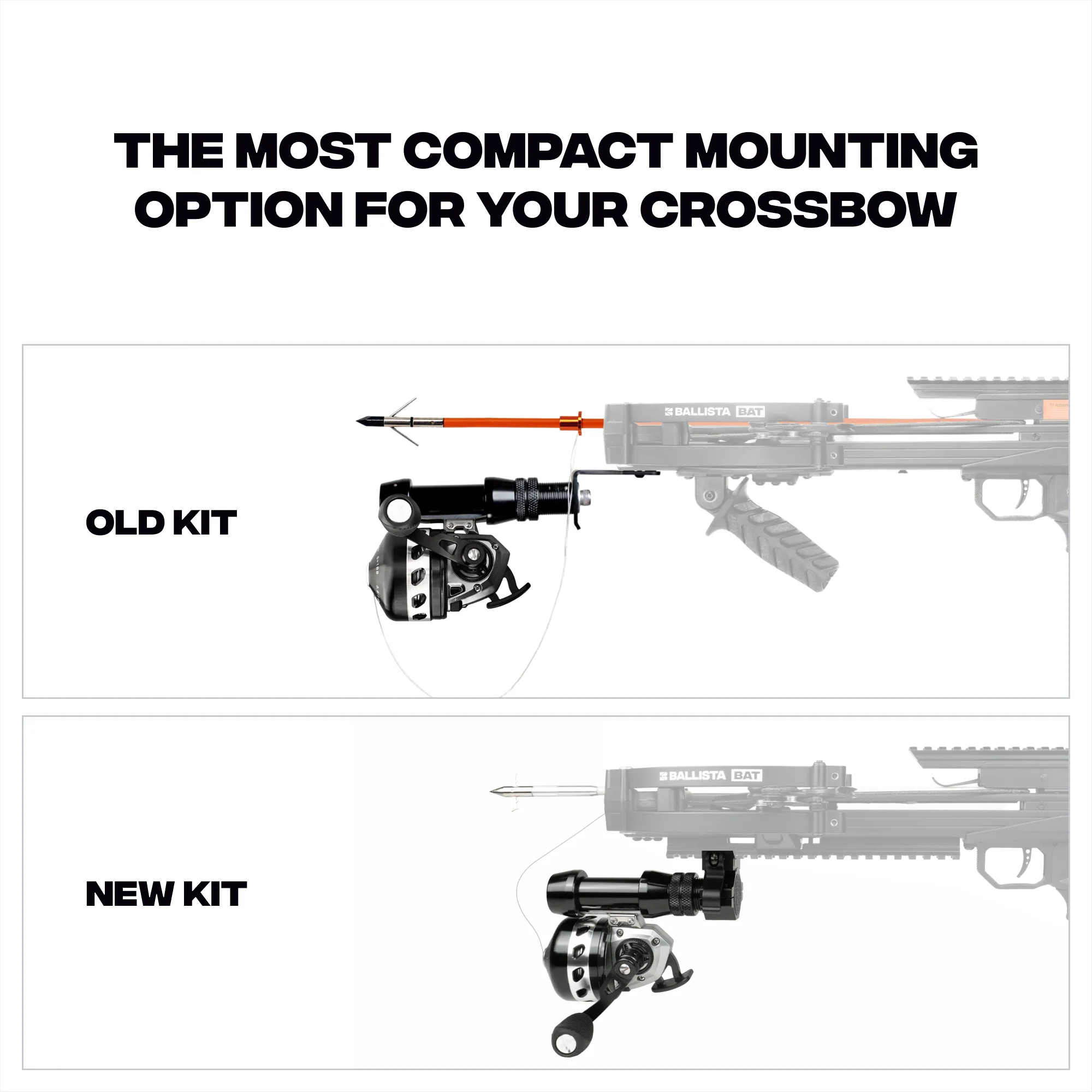 Bowfishing Kit: Complete Set for Crossbows - Includes Reel, Mount + Sleeve, Ring, Arrows - Image 5