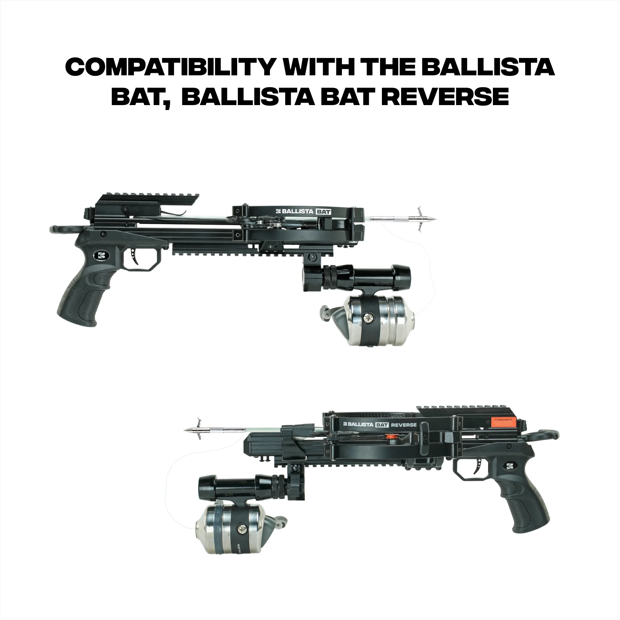 Bowfishing Kit: Complete Set for Crossbows - Includes Reel, Mount + Sleeve, Ring, Arrows - Image 7