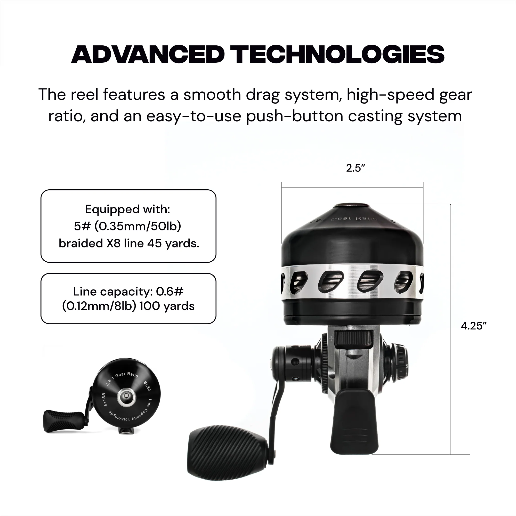 Bowfishing Kit: Complete Set for Crossbows - Includes Reel, Mount + Sleeve, Ring, Arrows - Image 9