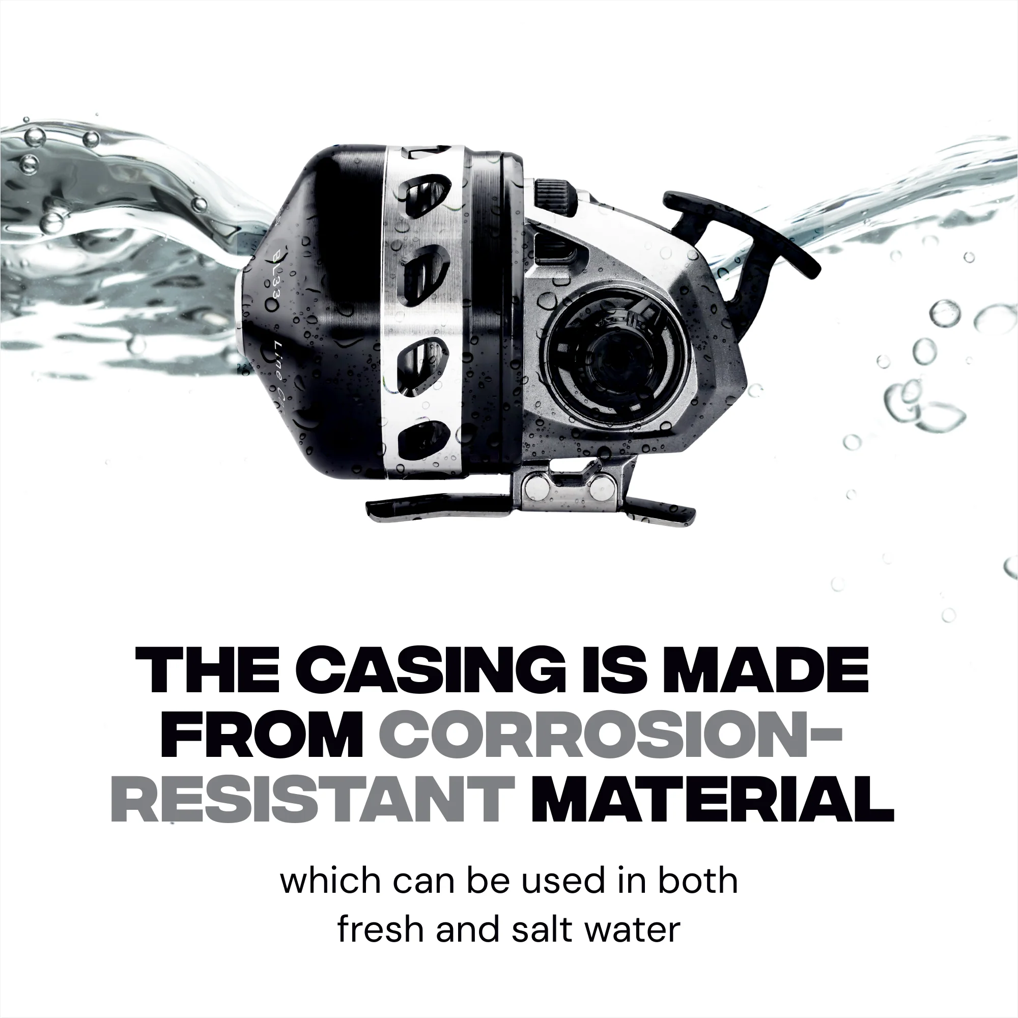 BL33 Spincast Reel for Casting Rod, Bowfishing, Slingshot Fishing - Image 8