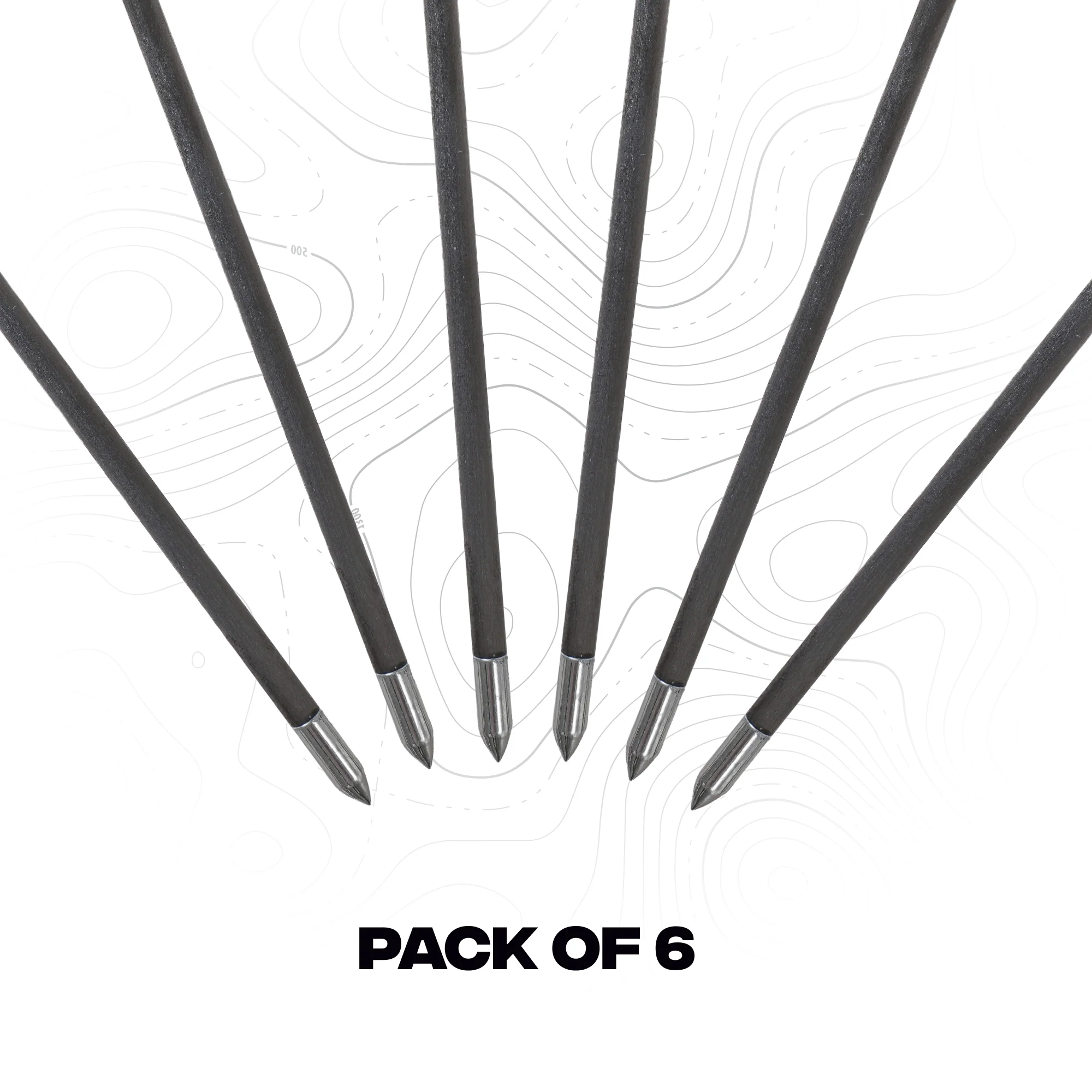 Carbon Bolts 10.5" for BAT and BAT Reverse Crossbow with Magazine (6 pc) - Image 9