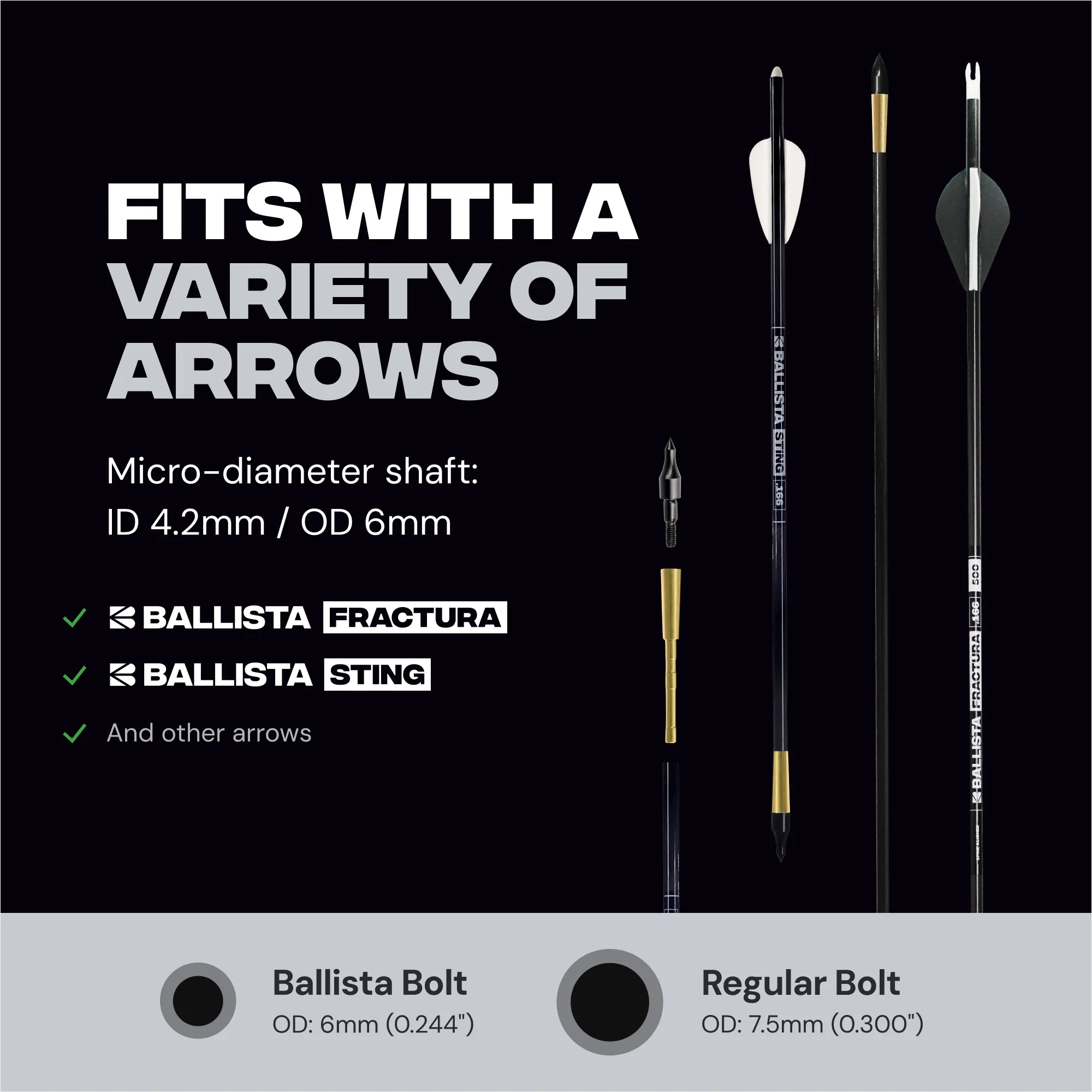 Copper 4.2mm Penetrator Insert Adapter 125gr - 12pcs - Image 4