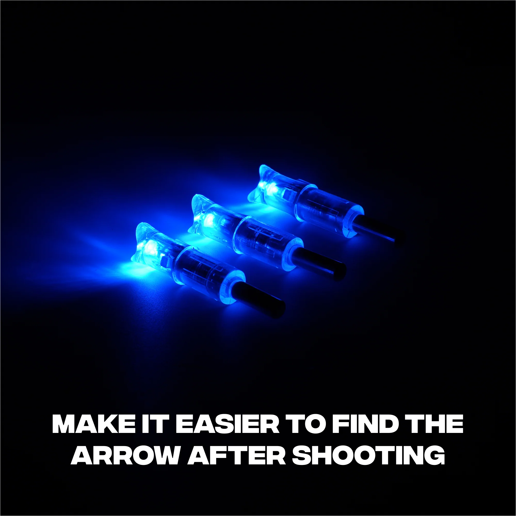 High Visibility 8.8 mm LED Lighted Nocks - Green / Red / Yellow / Blue - 3 pc - Image 7