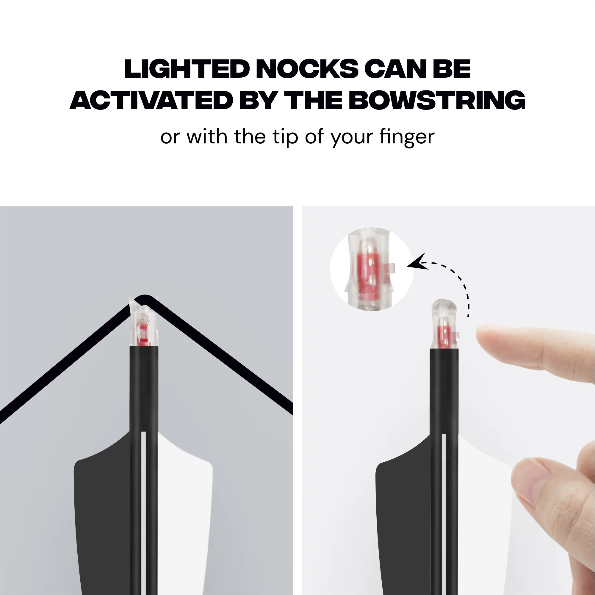 High Visibility 8.8 mm LED Lighted Nocks - Green / Red / Yellow / Blue - 3 pc - Image 8