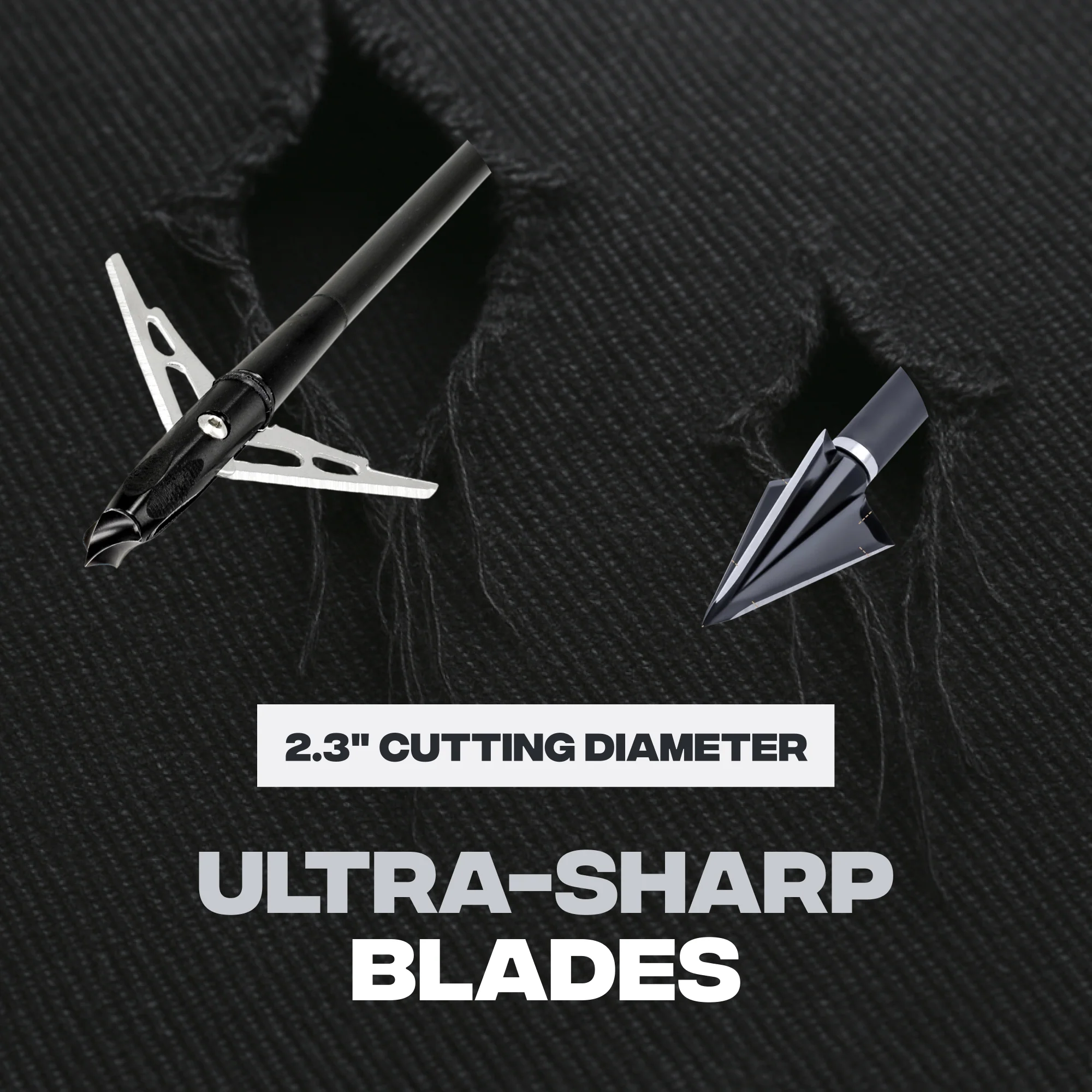 Mechanical Broadheads – 100 Grain, 2-Blade Expandable – 3 Pack - Image 6