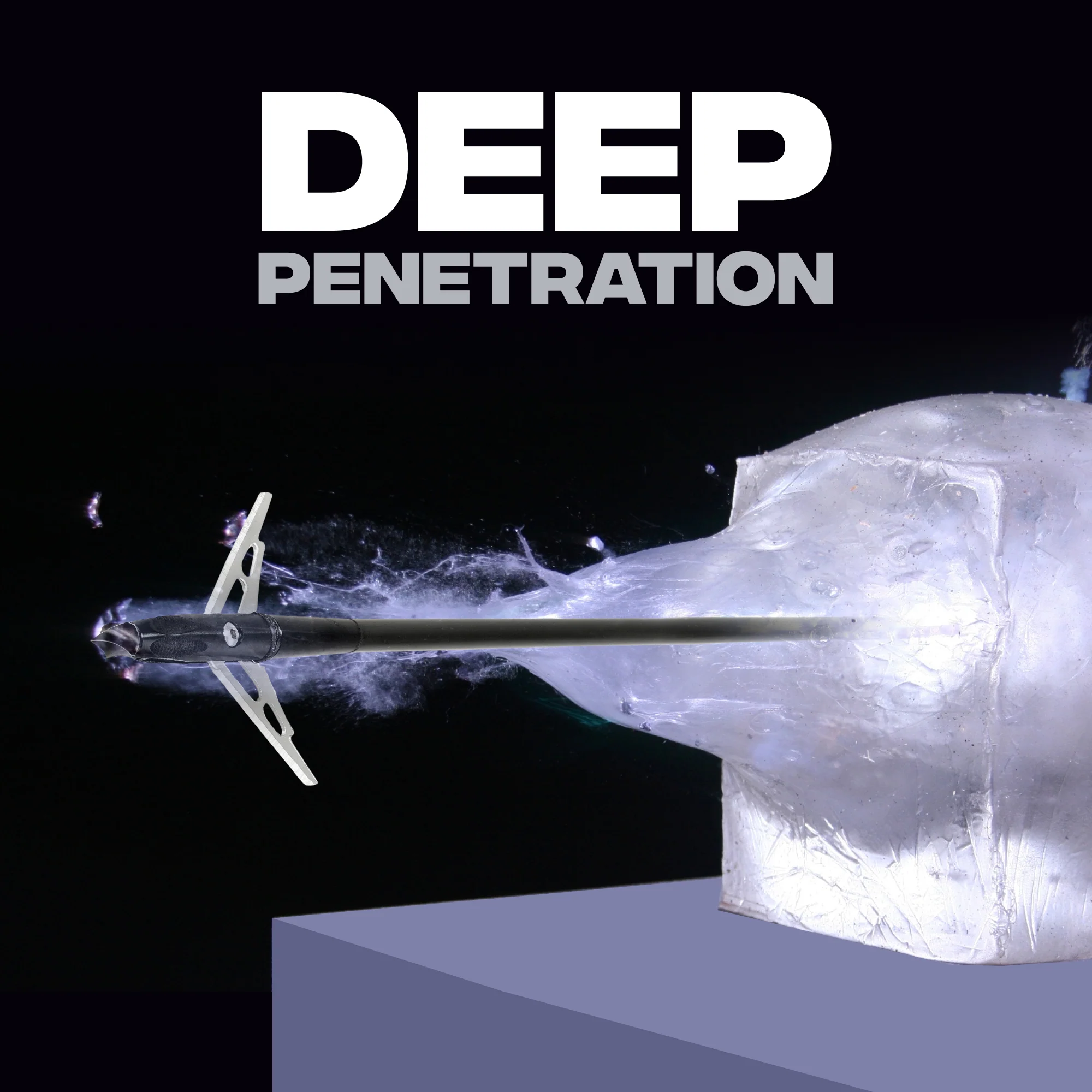 Mechanical Broadheads – 100 Grain, 2-Blade Expandable – 3 Pack - Image 8