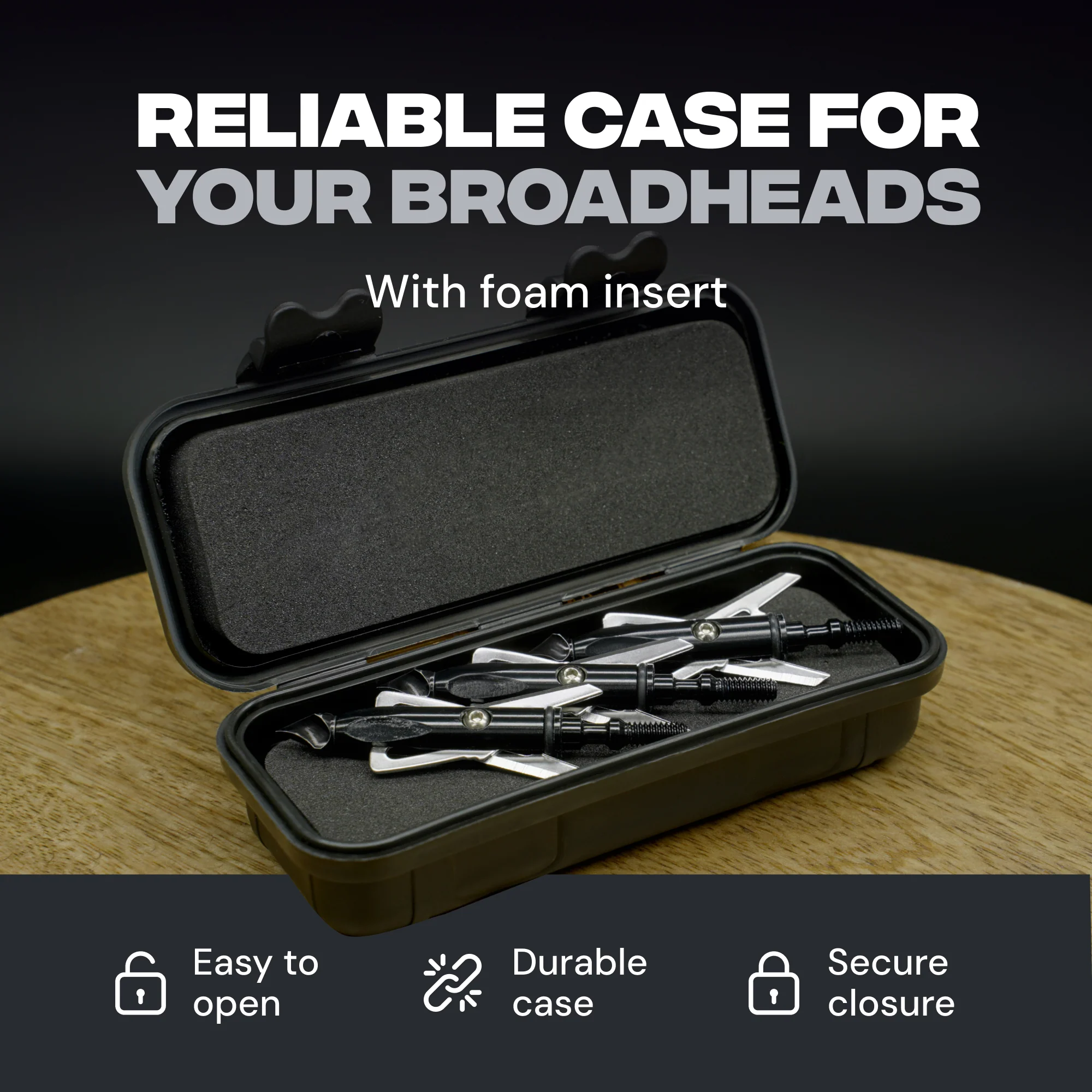 Mechanical Broadheads – 100 Grain, 2-Blade Expandable – 3 Pack - Image 9