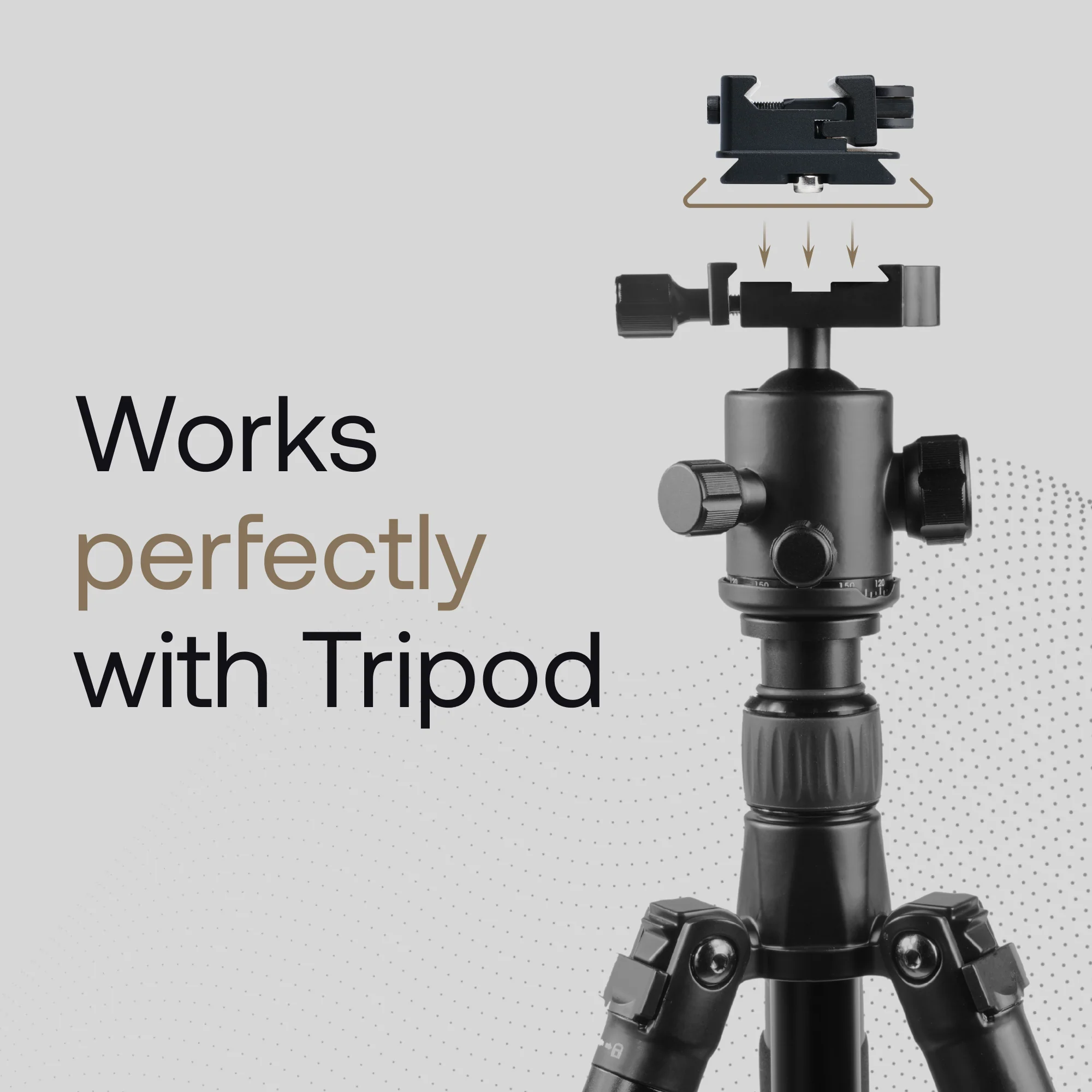 MIGHTY TACTICAL Picatinny Rail Adapter for Arca-Swiss Plate Mount - Tripod Head Arca Clamp Adapter - V2 - Image 3