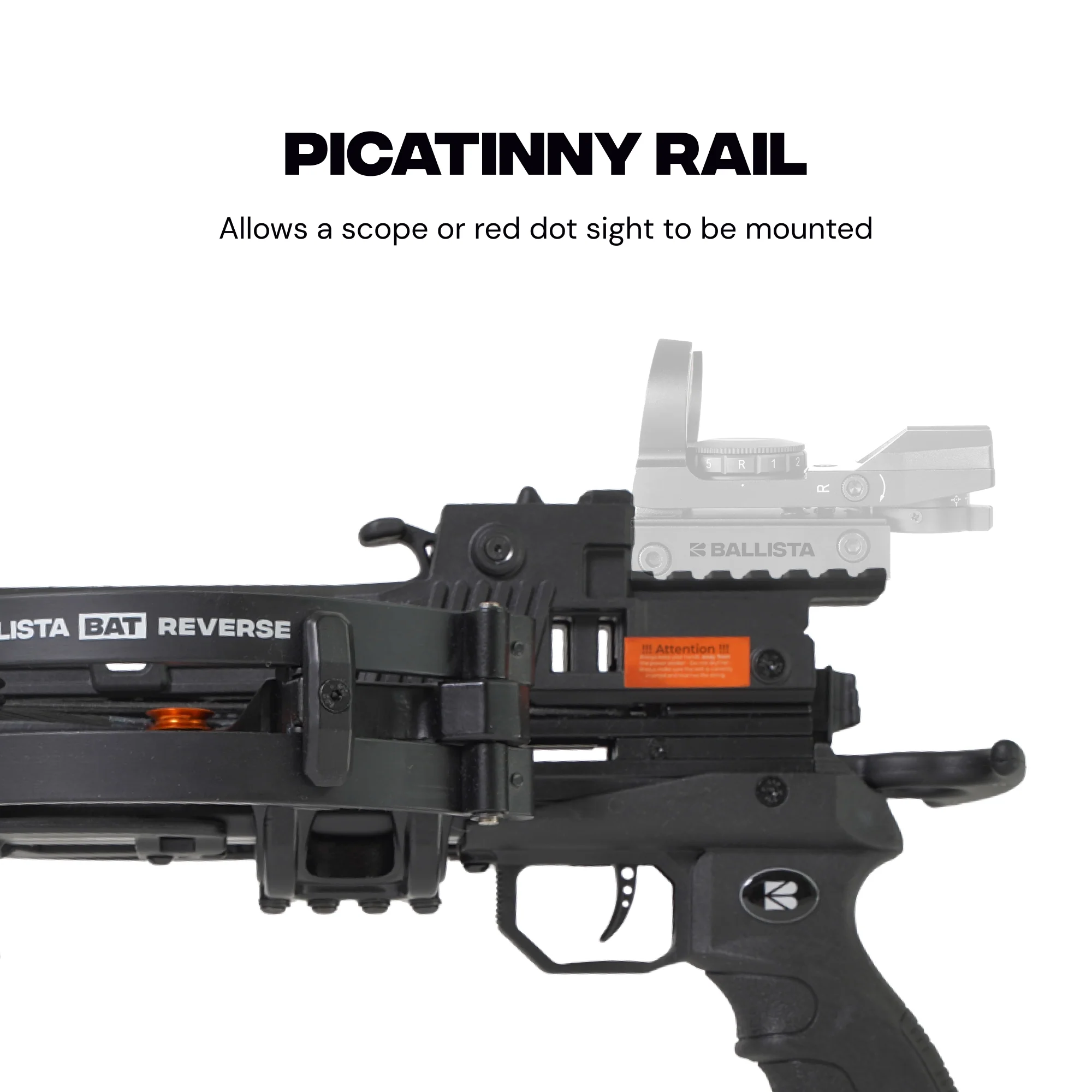 Mini BAT Reverse Crossbow with Magazine - 340 FPS, 150lbs - Refurbished - Image 6