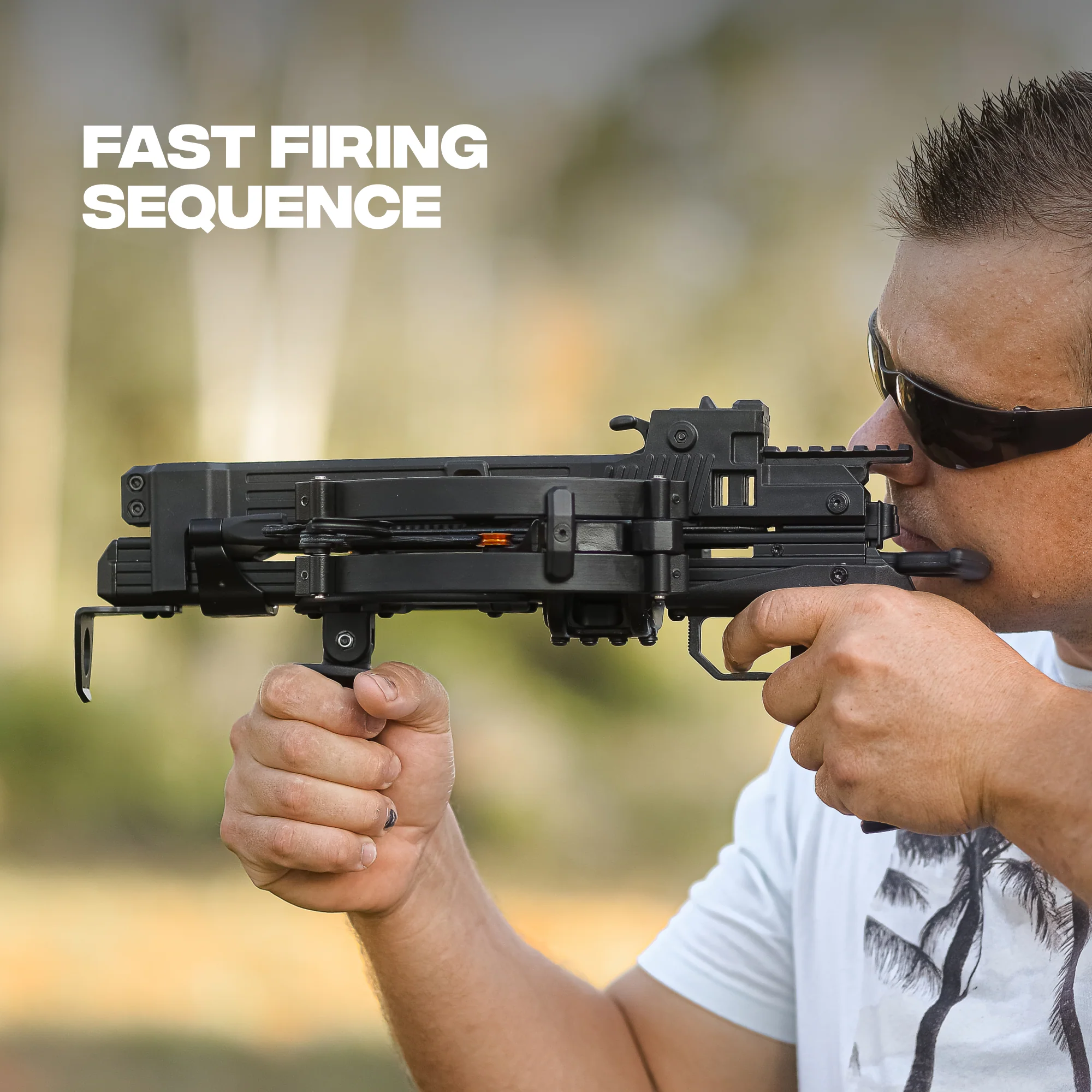 Mini BAT Reverse Crossbow with Magazine - 340 FPS, 150lbs - Refurbished - Image 7