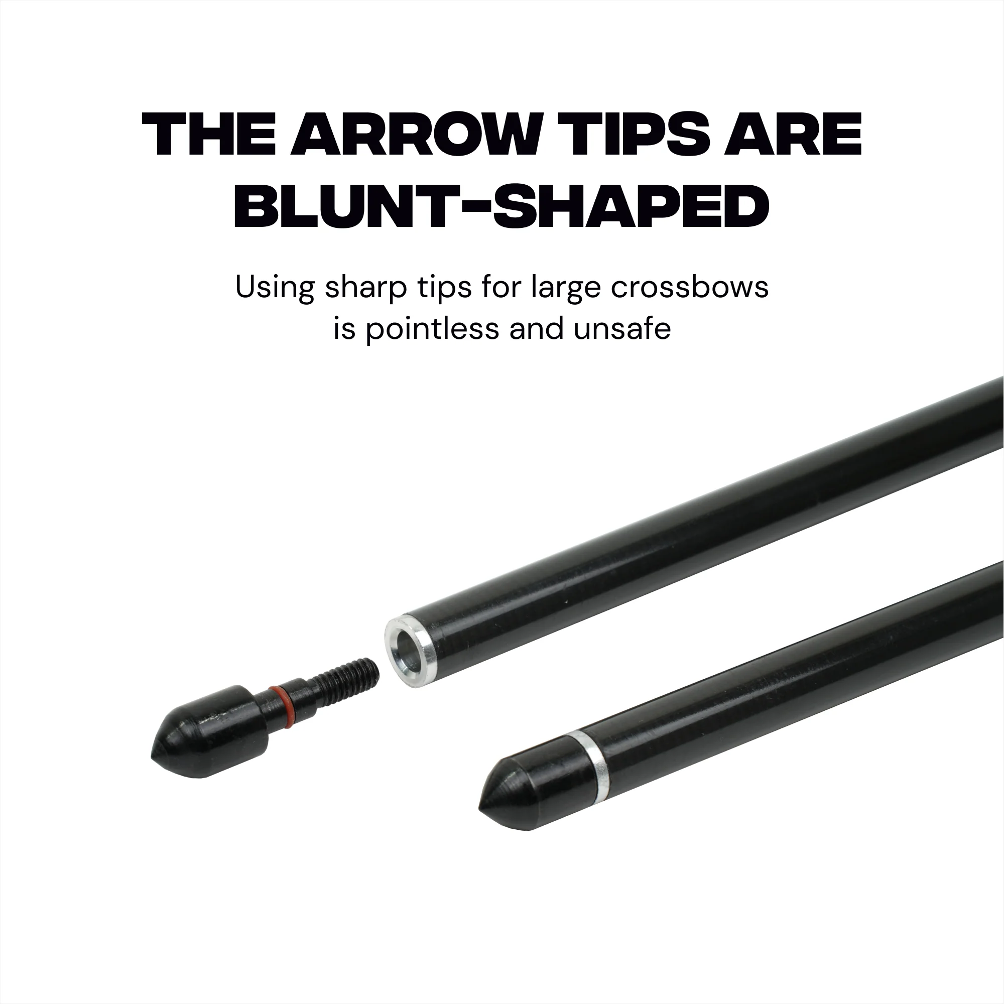 PIERCER 3-Vanes Carbon Crossbow Bolts - Ideal for MEGABAT Reverse - Pack of 6 - Image 10