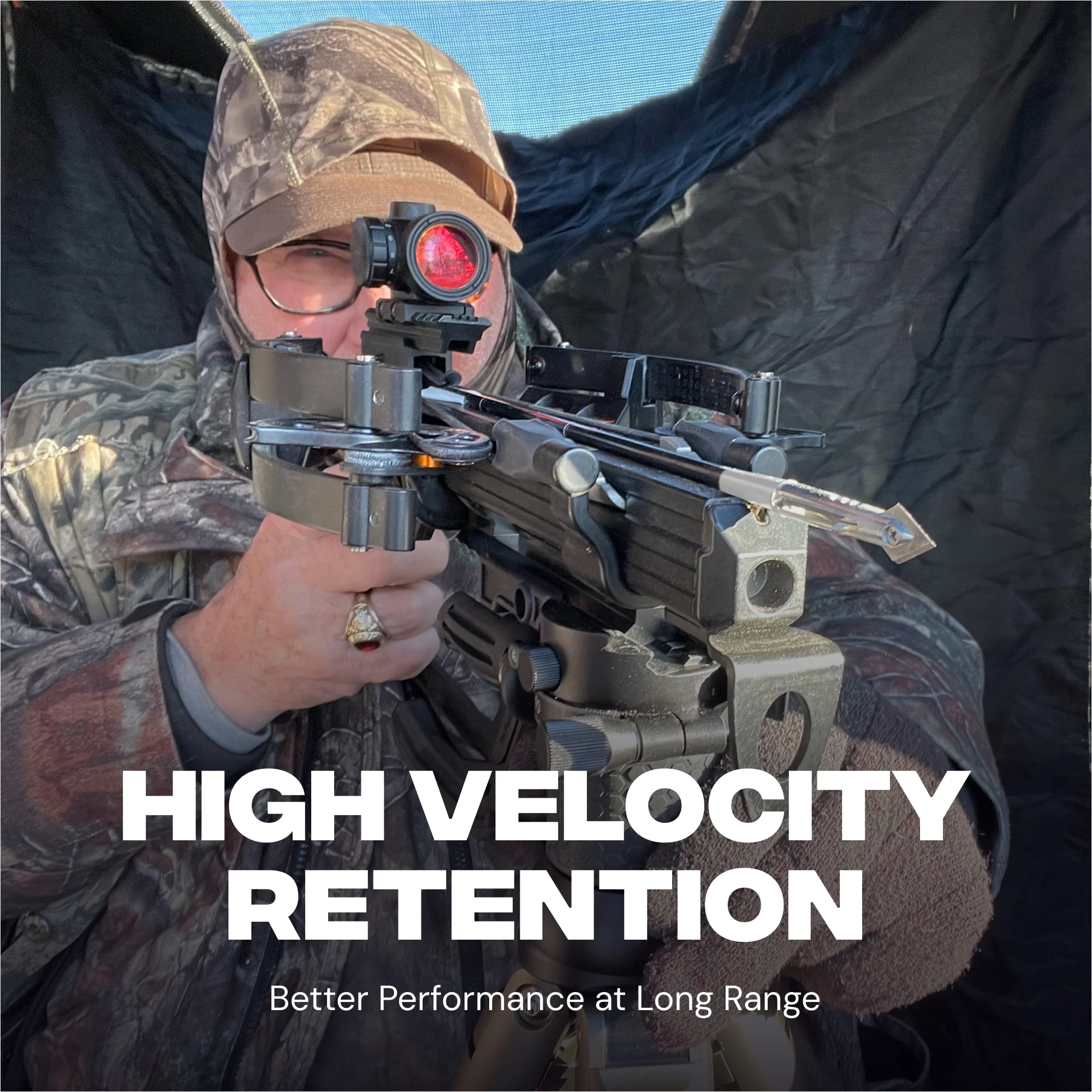 Sting Micro-Diameter Carbon Crossbow Bolts with SS Penetrator Inserts - 16" - 3-Pack - Image 8