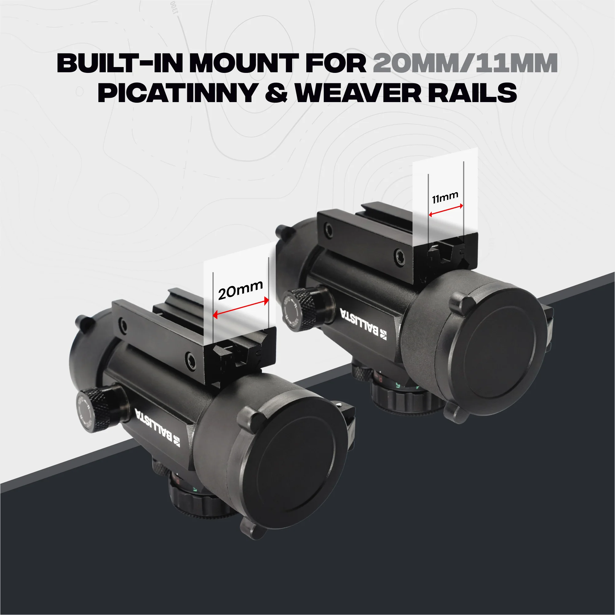 Crossbows Tactical Reflex Red Dot Sight Optic 1x30mm - 20mm/11mm Mount - Image 7