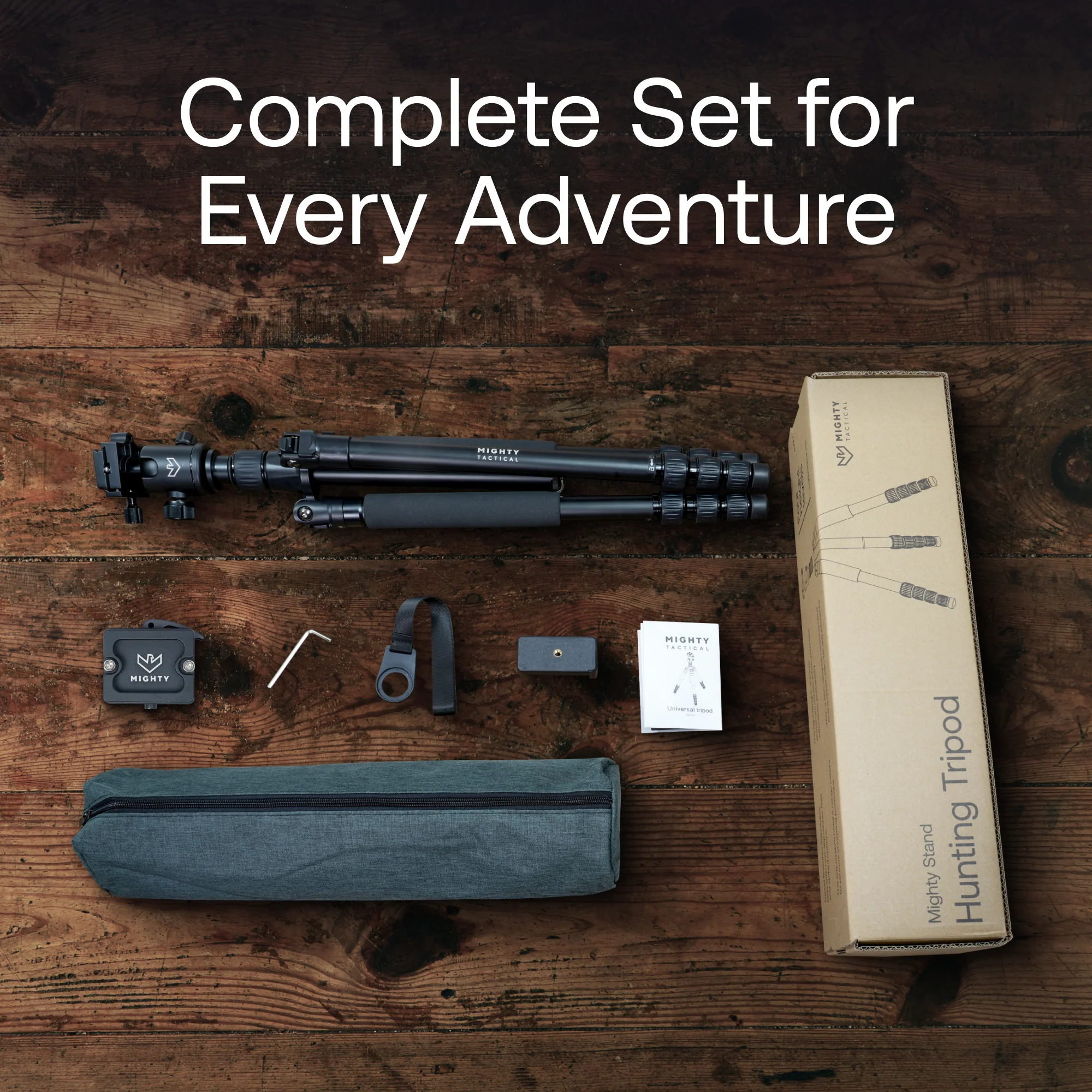 Mighty Tactical Tripod 303 with Picatinny Adapter w/ Carry Bag - Image 6